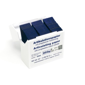 PAPEL ARTICULAR HANEL 200 µ azul/azul 300 ud