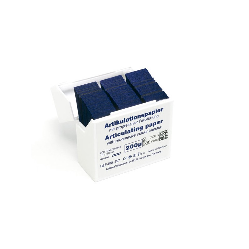 PAPEL ARTICULAR HANEL 200 µ azul/azul 300 ud