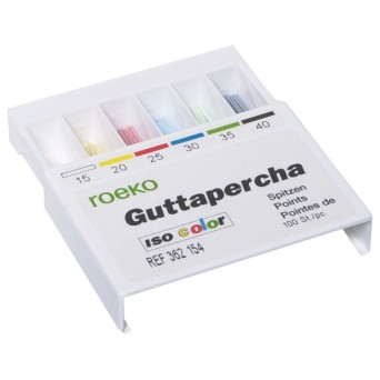 PUNTA GUTAPERCHA ROEKO SUPRA COLOR 35 100 ud