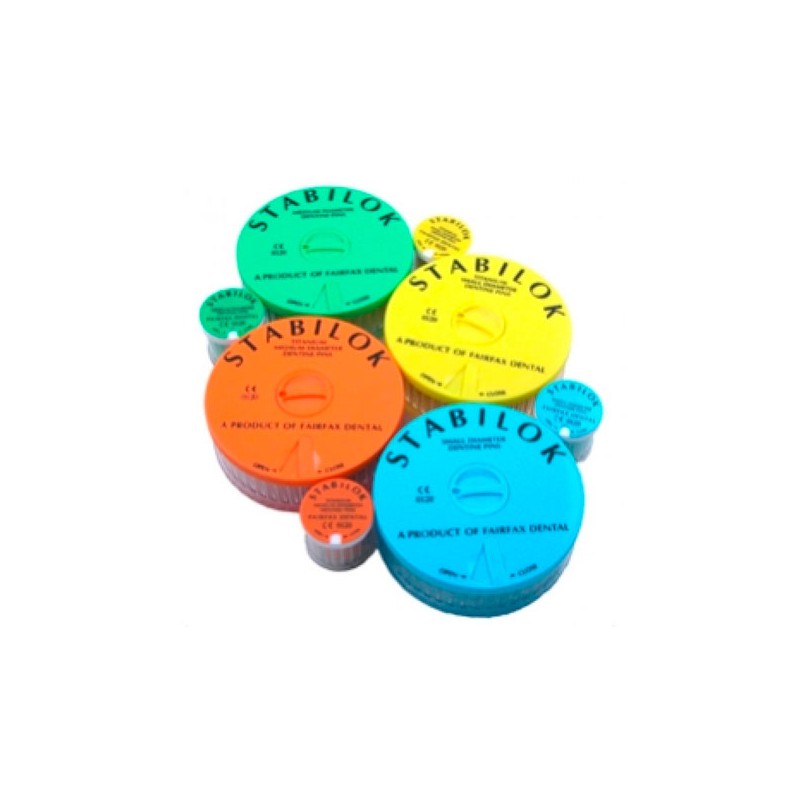 PINS STABILOK TITANIO 0.76 NARANJA 20u.