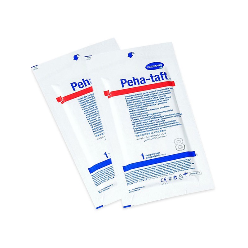 GUANTES EST.QUIR.PEHA-TAFT S/P Nº 8 50 Pares