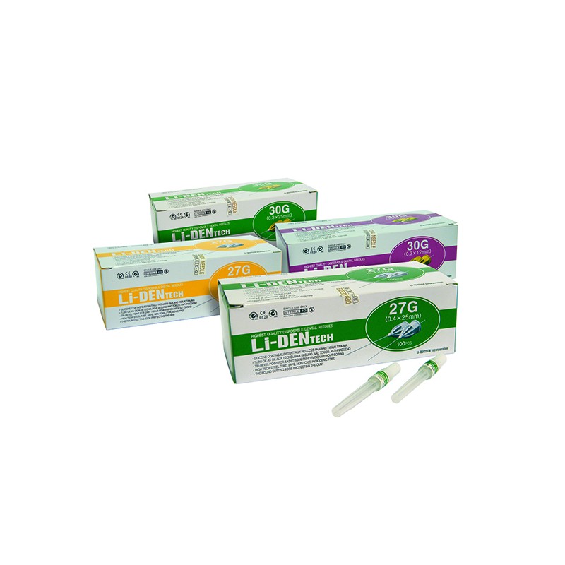 AGUJAS LI-DEN 27G LARGA 0,4x38mm 100uds.