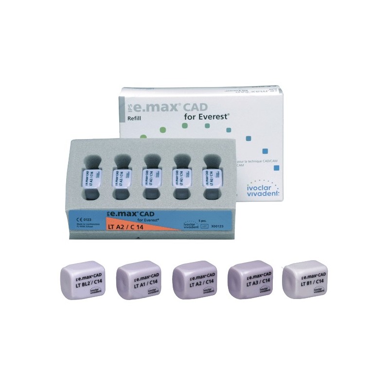 IPS EMAX CAD cerec/inlab LT A3,5 C14 5 ud