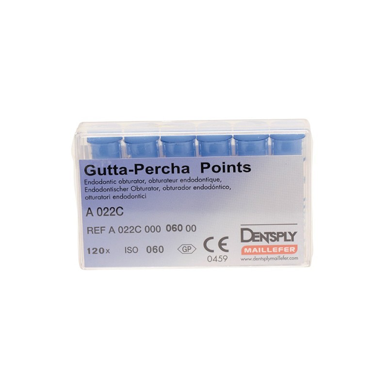 PUNTAS GUTAPERCHA MAILLEFER 45-80 surt 120 ud