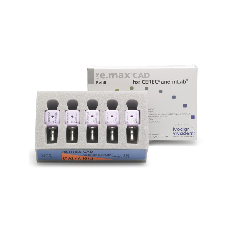 IPS EMAX CAD cerec/inlab LT A2 A16 (L) 5 ud