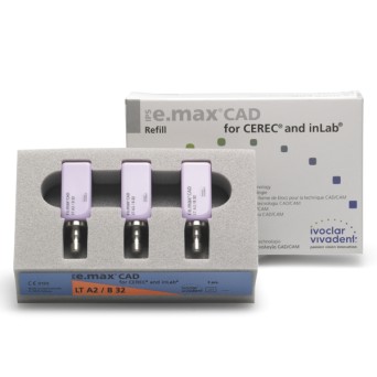 IPS EMAX CAD cerec/inlab LT A2 B32 3 ud