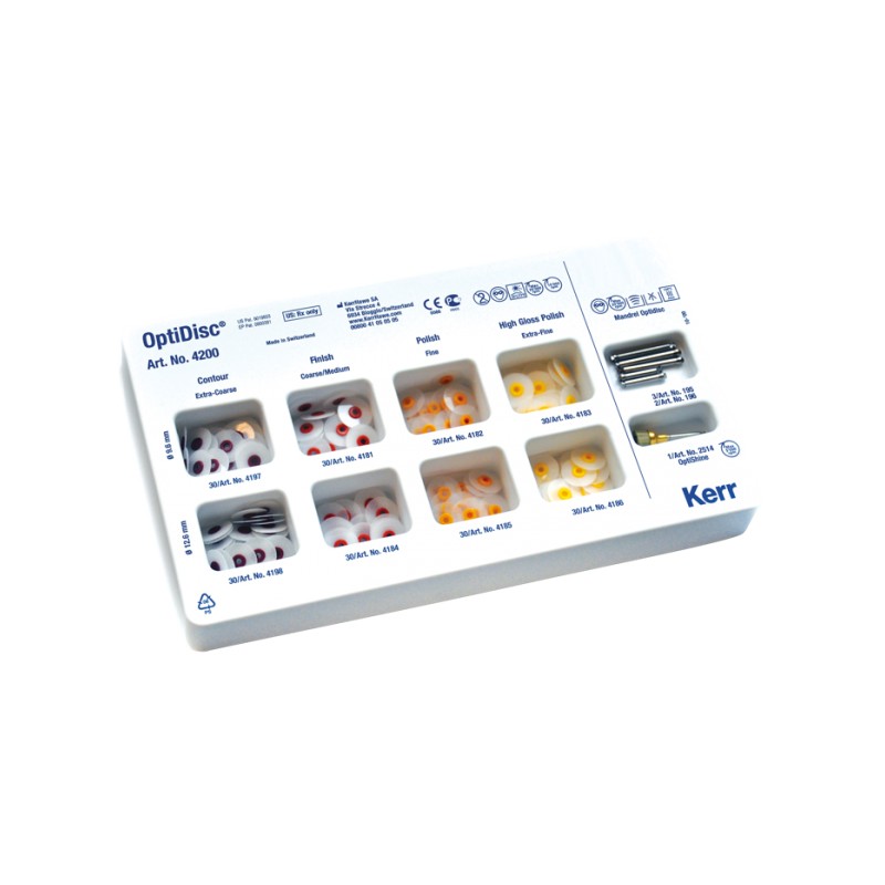OPTIDISC kit surtido (9,6 mm + 12,6 mm) 240 ud