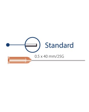 MIRAJET ENDO LUER agujas 0,5 x 40mm 100 ud