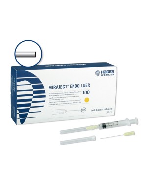 MIRAJET ENDO LUER agujas 0,3 x 40mm 100 ud