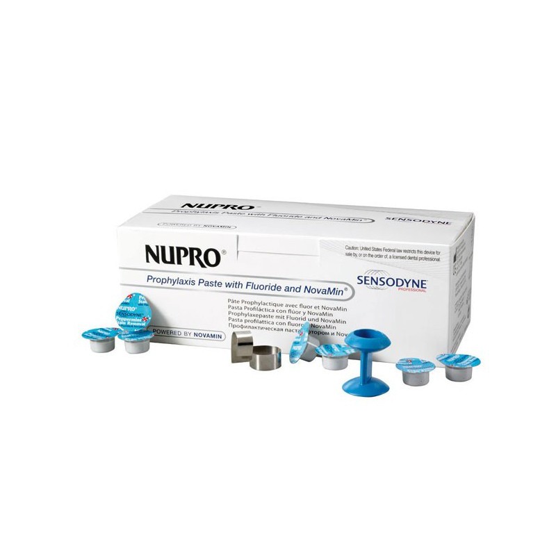 NUPRO copas grueso s/fluor naranja 200 ud (400 g)