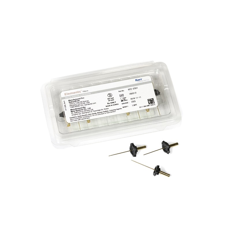 GUTAPERCHA ELEMENTS 23GA MB cartuchos 10 ud