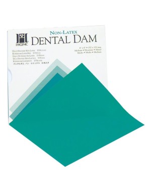 HYGENIC COFERDAM s/latex medio (152x152 mm) 15 ud