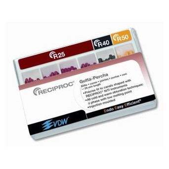 PUNTA GUTAPERCHA RECIPROC VDW R25 28 mm 60 ud