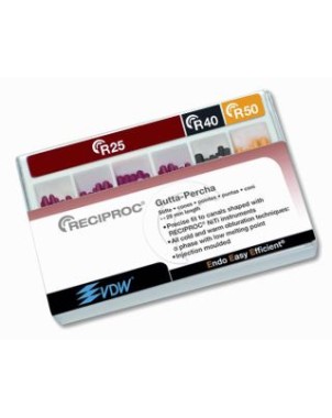 PUNTA GUTAPERCHA RECIPROC VDW R25 28 mm 60 ud