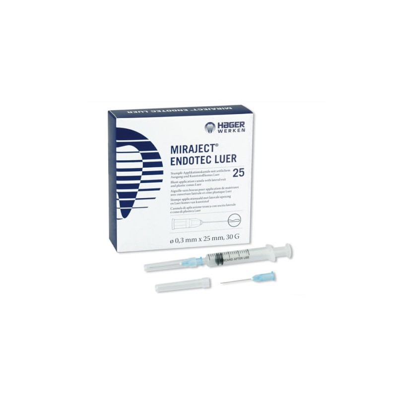 MIRAJECT ENDOTEC LUER agujas 25G 0,5x25 25 ud