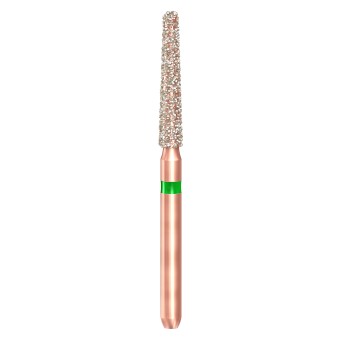 KP6848KR.314.014  KOMET FRESA DIAMANTE CONICA HOMBRO REDONDEADO TURBINA ø 014  5 ud.