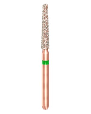 KP6848KR.314.014  KOMET FRESA DIAMANTE CONICA HOMBRO REDONDEADO TURBINA ø 014  5 ud.