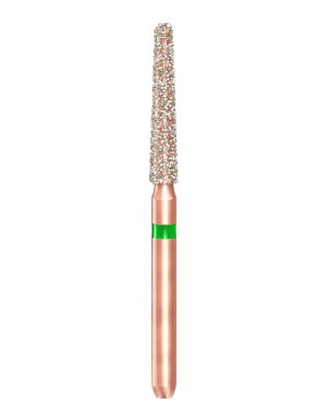 KP6848KR.314.018  KOMET FRESA DIAMANTE CONICA HOMBRO REDONDEADO TURBINA ø 018  5 ud.