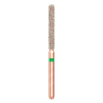 KP6882L.314.014  KOMET FRESA DIAMANTE CILINDRICA REDONDEADA TURBINA ø 014  5 ud.