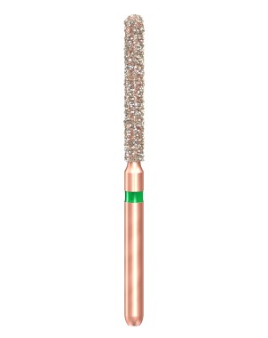 KP6882L.314.014  KOMET FRESA DIAMANTE CILINDRICA REDONDEADA TURBINA ø 014  5 ud.