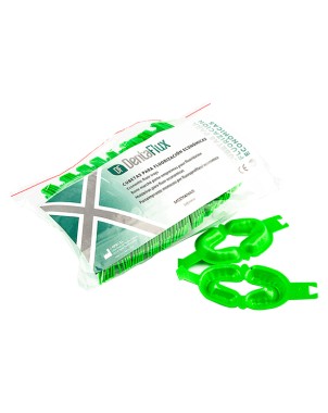 CUBETAS FLUOR DENTAFLUX dobles economicas medias 50 ud