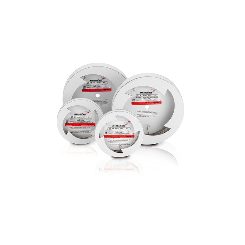 MENZANIUM alambre rollo 0.8 mm  duro-elastico 20 m