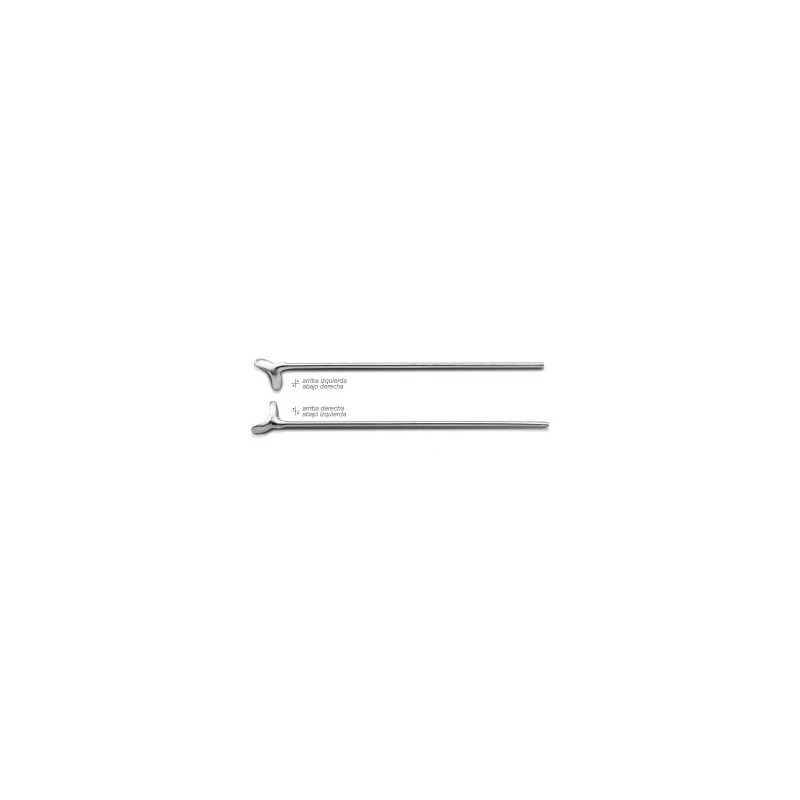 GANCHO J oblicuo 1.0 mm 10 ud