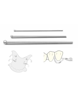 GANCHO de bola  0.8 mm 100 ud