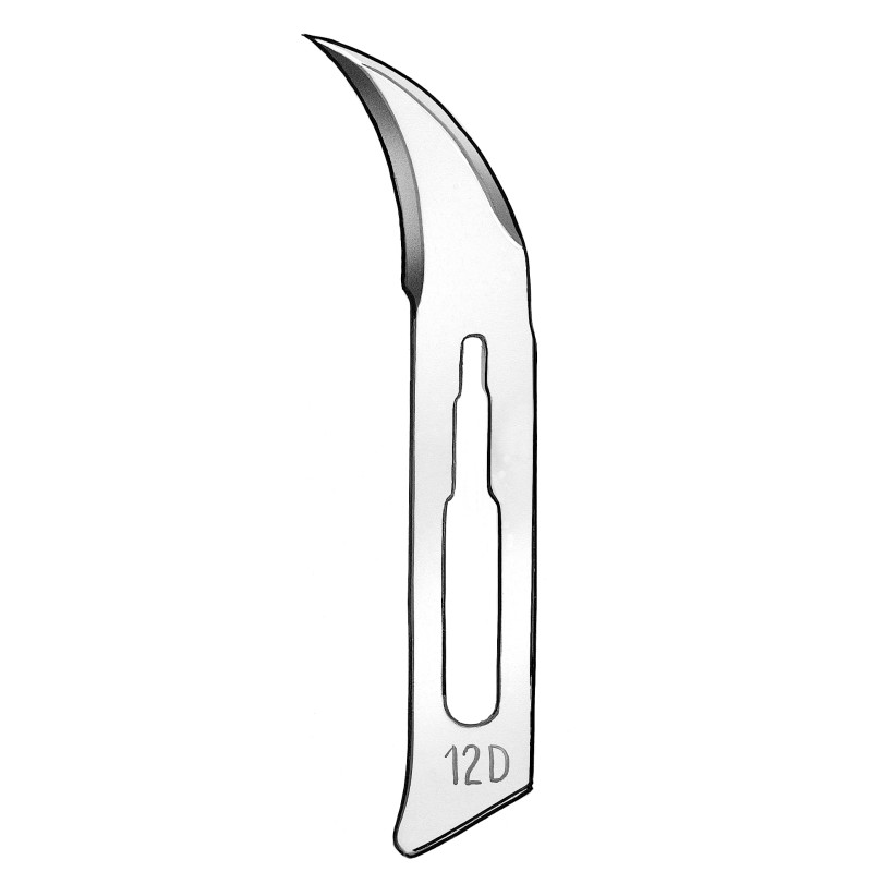 HOJAS BISTURI MARTIN 873B/12D 100 ud