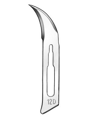 HOJAS BISTURI MARTIN 873B/12D 100 ud