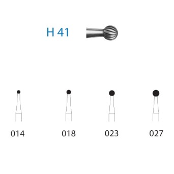H41.314.023  KOMET FRESA C. TUNGSTENO BOLA TURBINA ø 023  5 ud.