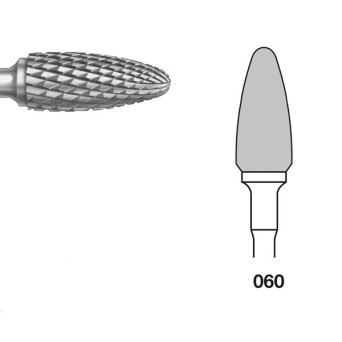 H251E.104.060 KOMET FRESA C. TUNGSTENO BELLOTA PIEZA DE MANO ø 060 - 1uds