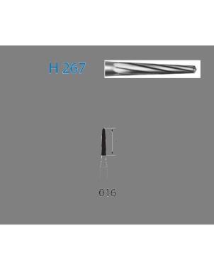 H267.104.016  KOMET FRESA C. TUNGSTENO CONICA PIEZA DE MANO ø 016  5 ud.