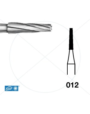 H23L.104.012 KOMET FRESA C. TUNGSTENO CONICA PIEZA DE MANO ø 012 - 5uds