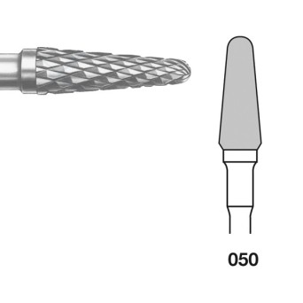 H79E.104.050 KOMET FRESA C. TUNGSTENO CONICA REDONDEADA PIEZA DE MANO ø 050 - 1uds