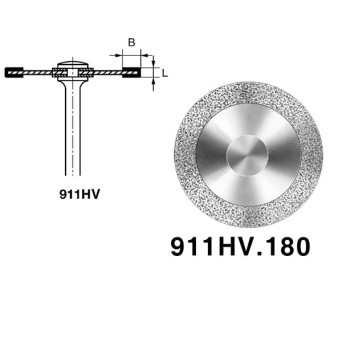 911HV.104.180 KOMET DISCO DIAMANTE REVESTIMIENTO CARA SUP PIEZA DE MANO ø 180 - 1uds