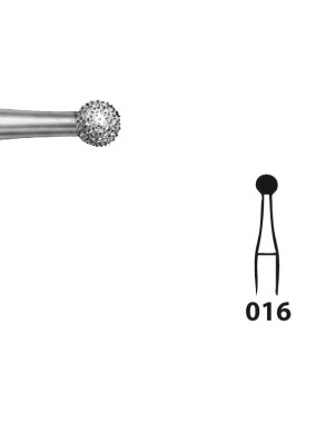 801.104.016 KOMET FRESA DIAMANTE REDONDA PIEZA DE MANO ø 016 - 5uds