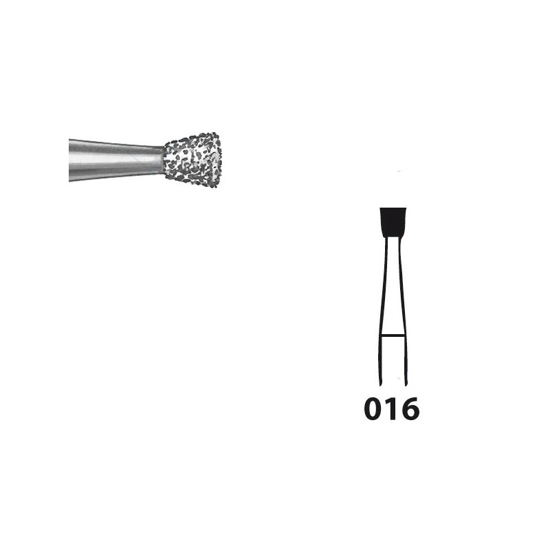 805.104.014 KOMET FRESA DIAMANTE CONO INVERTIDO PIEZA DE MANO ø 014 - 5uds
