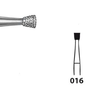 805.104.016 KOMET FRESA DIAMANTE CONO INVERTIDO PIEZA DE MANO ø 016 - 5uds