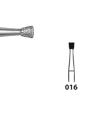805.104.016 KOMET FRESA DIAMANTE CONO INVERTIDO PIEZA DE MANO ø 016 - 5uds