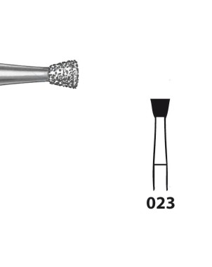 805.104.023 KOMET FRESA DIAMANTE CONO INVERTIDO PIEZA DE MANO ø 023 - 5uds