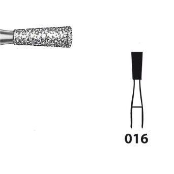 807.104.016 KOMET FRESA DIAMANTE CONO INVERTIDO PIEZA DE MANO ø 016 - 5uds