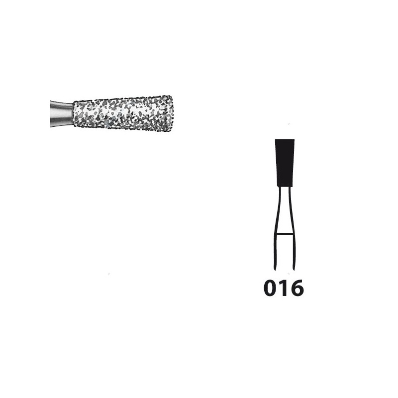 807.104.016 KOMET FRESA DIAMANTE CONO INVERTIDO PIEZA DE MANO ø 016 - 5uds