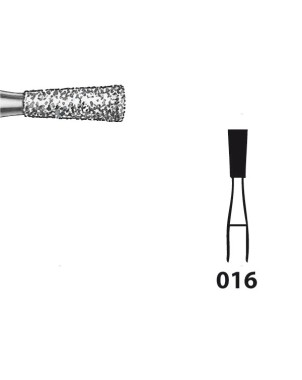 807.104.016 KOMET FRESA DIAMANTE CONO INVERTIDO PIEZA DE MANO ø 016 - 5uds
