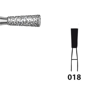 807.104.018 KOMET FRESA DIAMANTE CONO INVERTIDO PIEZA DE MANO ø 018 - 5uds