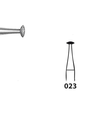 825.104.023 KOMET FRESA DIAMANTE LENTEJA PIEZA DE MANO ø 023 - 5uds