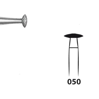 825.104.050 KOMET FRESA DIAMANTE LENTEJA PIEZA DE MANO ø 050 - 5uds