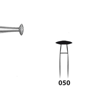 825.104.050 KOMET FRESA DIAMANTE LENTEJA PIEZA DE MANO ø 050 - 5uds