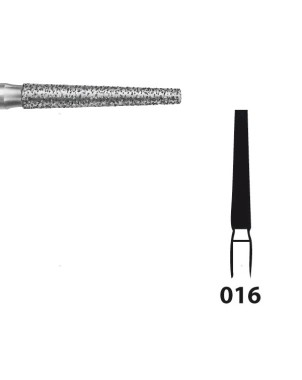 848.104.016 KOMET FRESA DIAMANTE CONICA PIEZA DE MANO ø 016 - 5uds