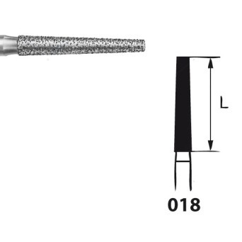 848.104.018 KOMET FRESA DIAMANTE CONICA PIEZA DE MANO ø 018 - 5uds